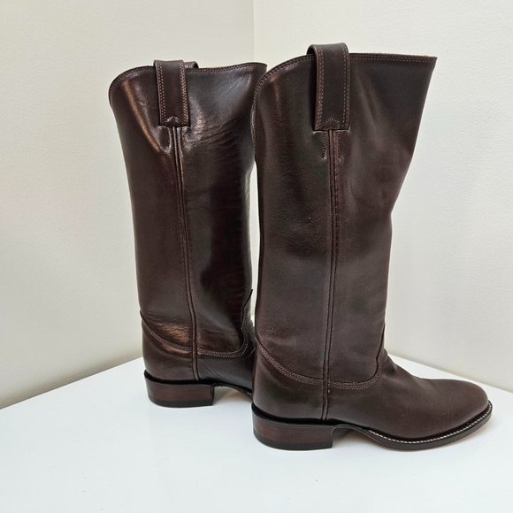 18. Cowboy (girl) boots by Alberta Boots Co. Size 8 D - Picture 5 of 10